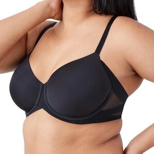 Wacoal Ultimate Side Smoother Underwire T-Shirt Bra in Black Size 42D NEW